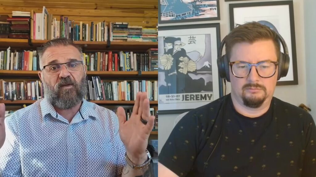 Dr. John A. King with host Jeremy Rivera on the Unscripted Small Business Podcast