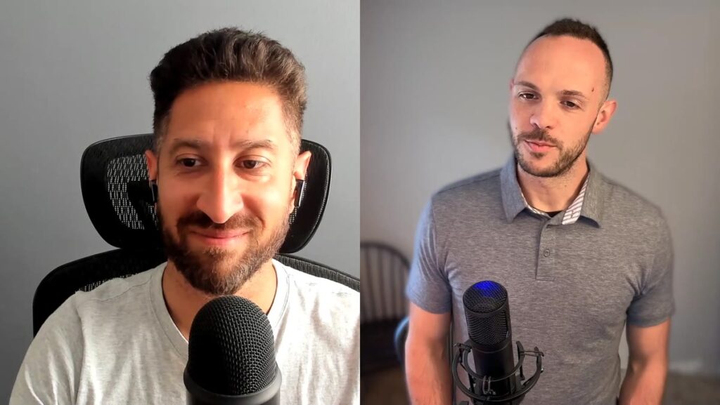 Nick Garofalo of Openhanded Wealth with host Daniel Hill on the Unscripted Small Business Podcast